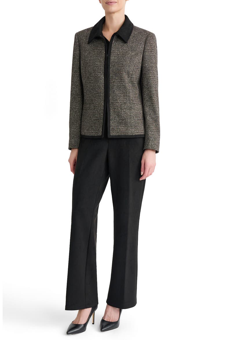 Combo Binding Point Collar Jacket, Alternate, color, BLACK MULTI