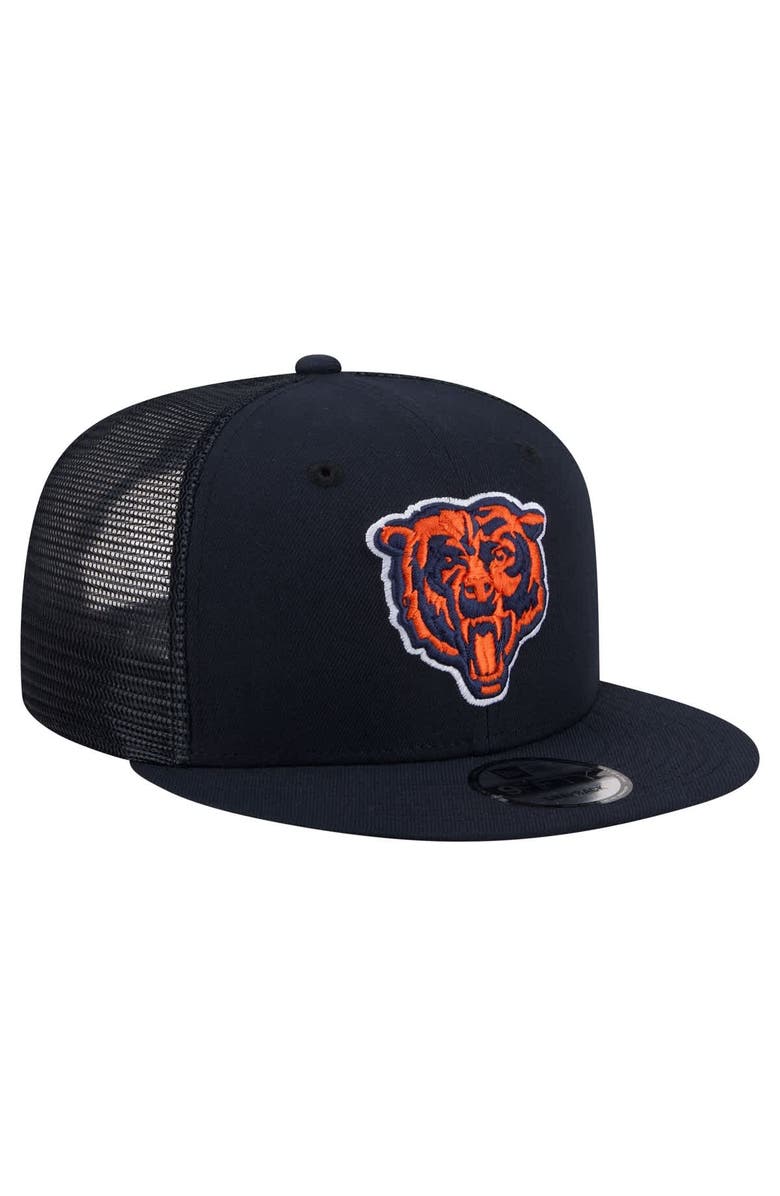New Era Men's New Era Navy Chicago Bears Core Team 9FIFTY Trucker Snapback Hat, Alternate, color, Navy