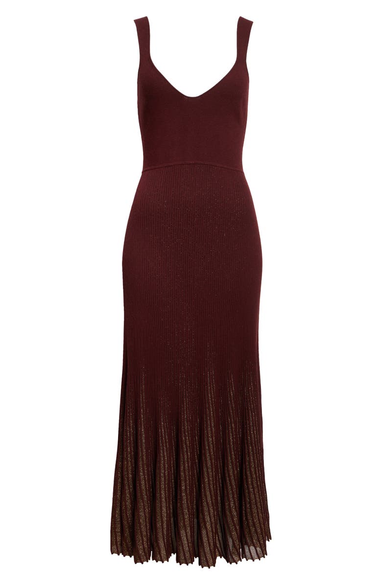 Ulla Johnson Zariah Shimmer Sleeveless Maxi Dress, Alternate, color, Amaranthus