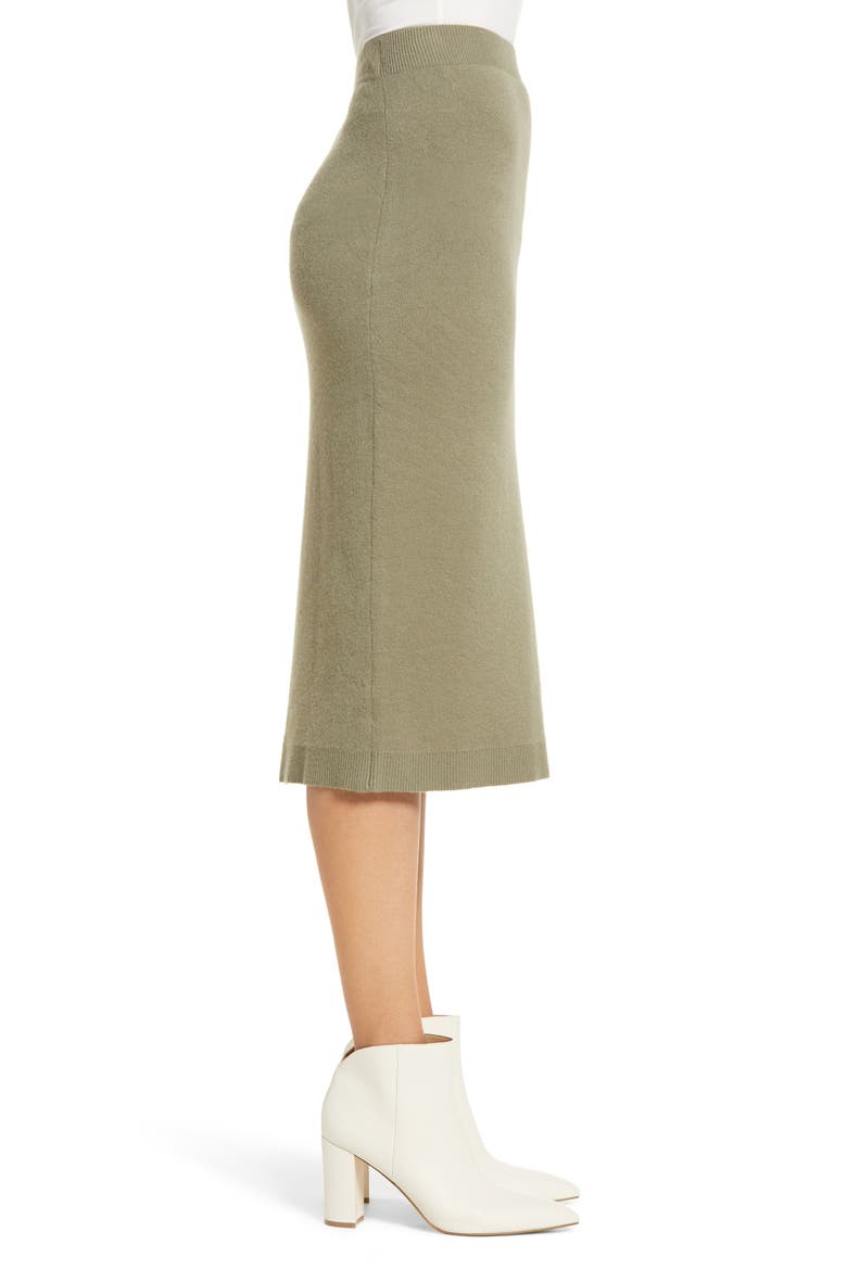 Sweater Skirt, Alternate, color, OLIVE