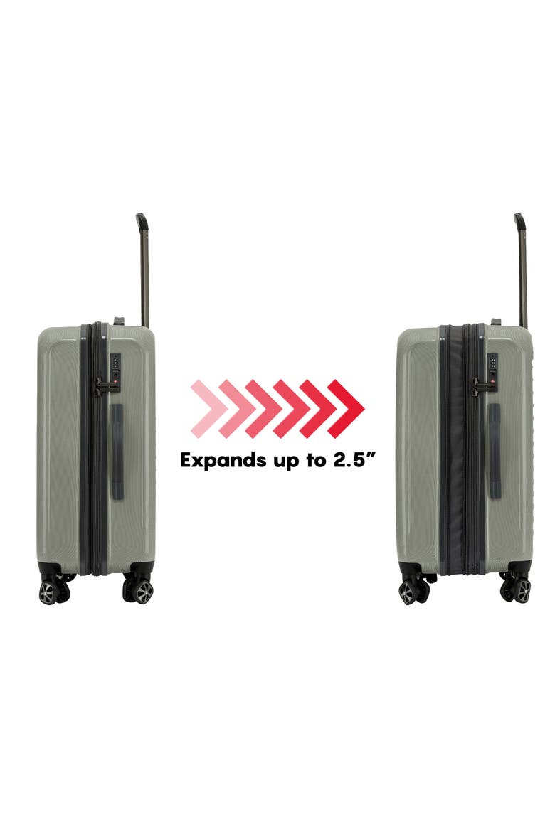 Rails 25 Inch Expandable Hardside Upright Suitcase, Alternate, color, Moss Grey