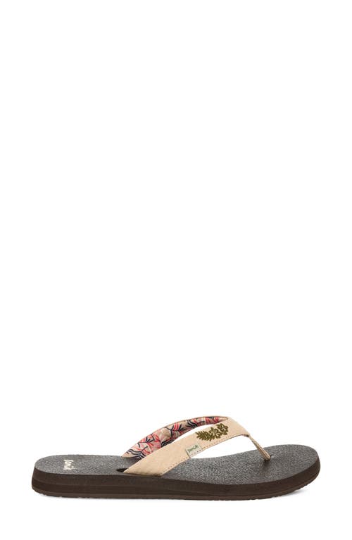 Sanuk Yoga Paradise Ii Flip Flop In Multi