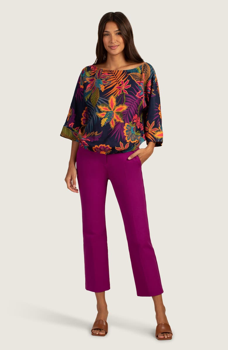 Trina Turk Lyric Dolman Sleeve Top, Alternate, color, Multi Print