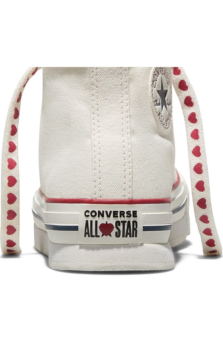 Converse Kids' Chuck Taylor<sup>®</sup> All Star<sup>®</sup> EVA Lift High Top Sneaker, Alternate, color, Vintage White/ Vintage White