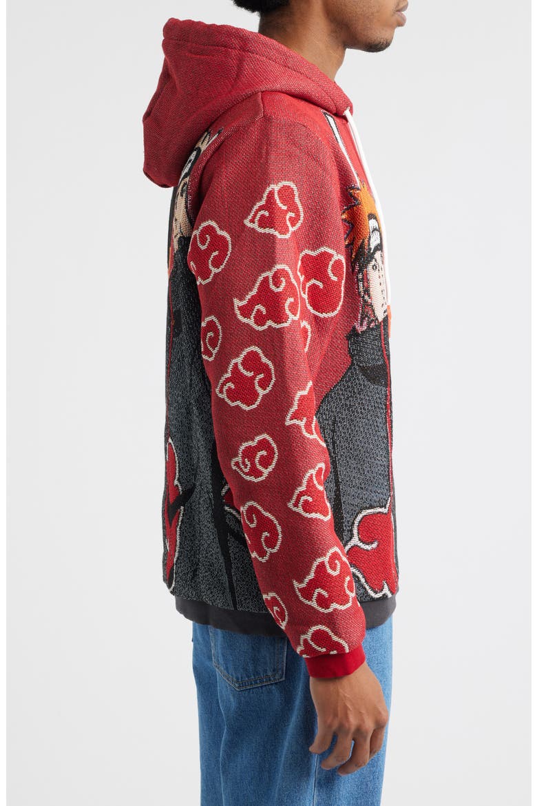 Pain Six Paths Jacquard Hoodie, Alternate, color, RED