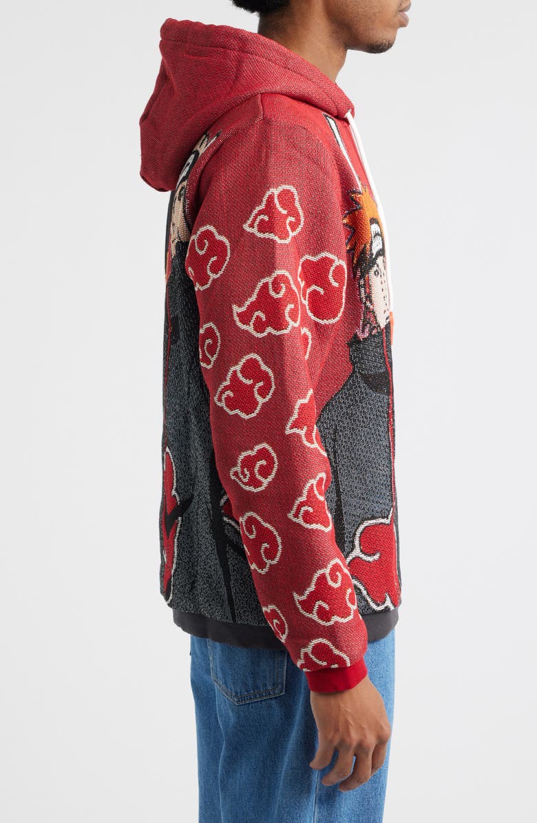 VERYRARE Pain Six Paths Jacquard Hoodie, Alternate, color, Red