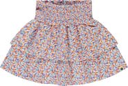 Stains and Stories by Babyface Bowtie Pasta Cinched Waist Tiered Skirt