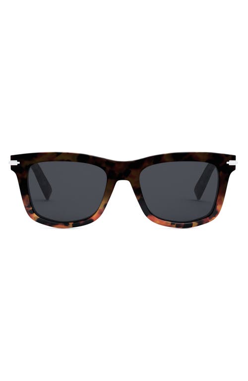 'DiorBlackSuit S11I 53mm Geometric Sunglasses in Blonde Havana /Smoke 