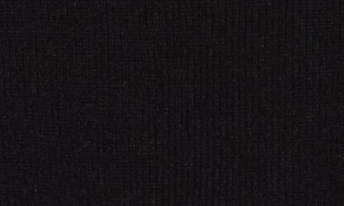 Nicole Miller Rhinestone Trim Collared Crop Sweater In Black