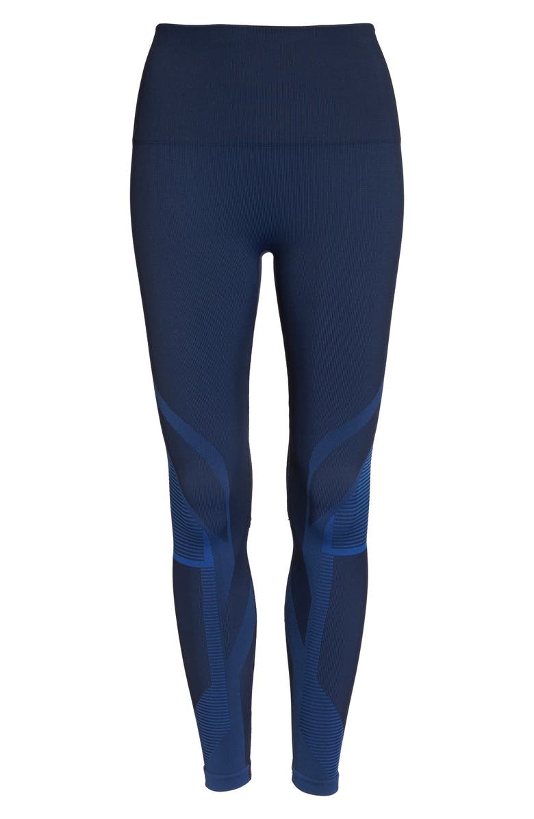 LNDR Spectrum High Waist Seamless Leggings, Alternate, color, Navy
