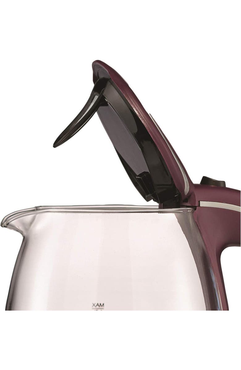 Brentwood Glass Kettle, Alternate, color, Purple