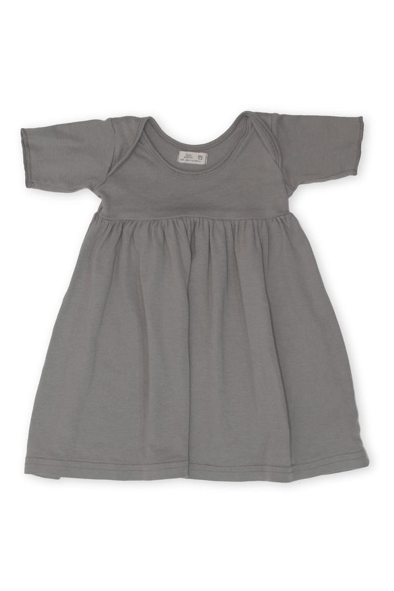 Peek 'Little Peanut' Short Sleeve Dress, Main, color, NEW LIGHT GREY