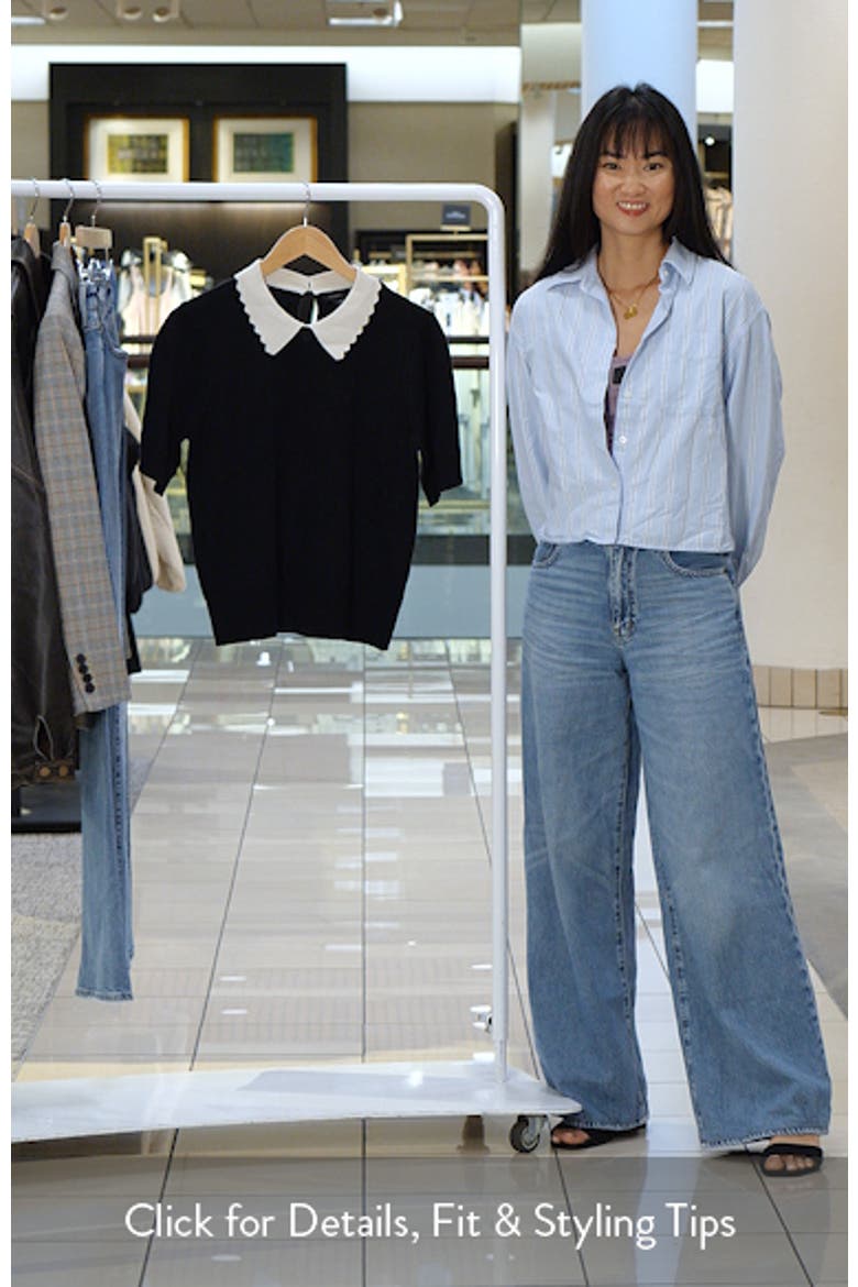Scallop Trim Collar Sweater video