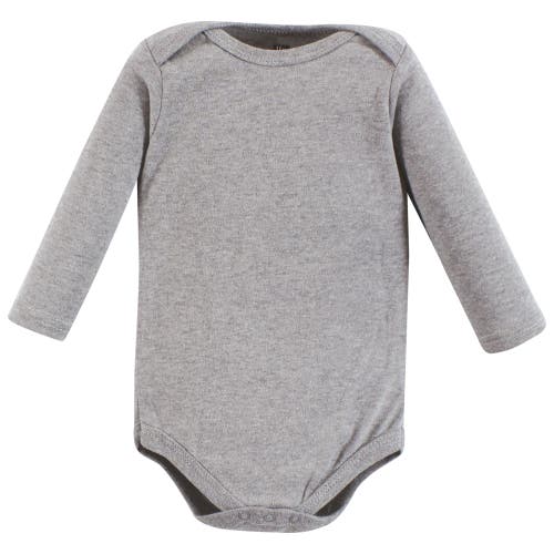 Hudson Baby Cotton Long-sleeve Bodysuits 3-pack In Multi
