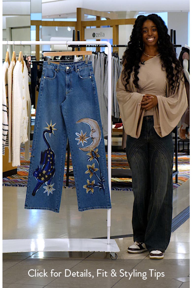 Mistical Wide Leg Jeans video