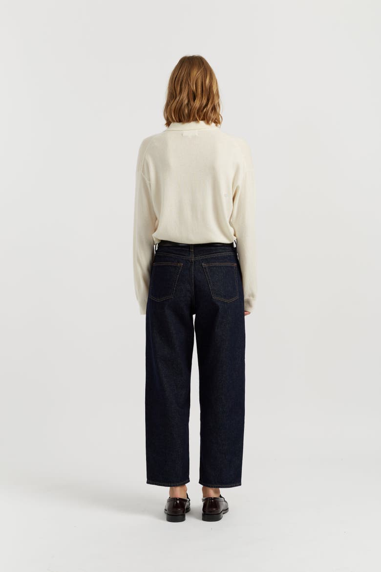 Wool-Cashmere Snoopy Polo Sweater, Alternate, color, Cream