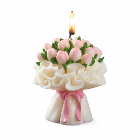 Tulip Bouquet Candle