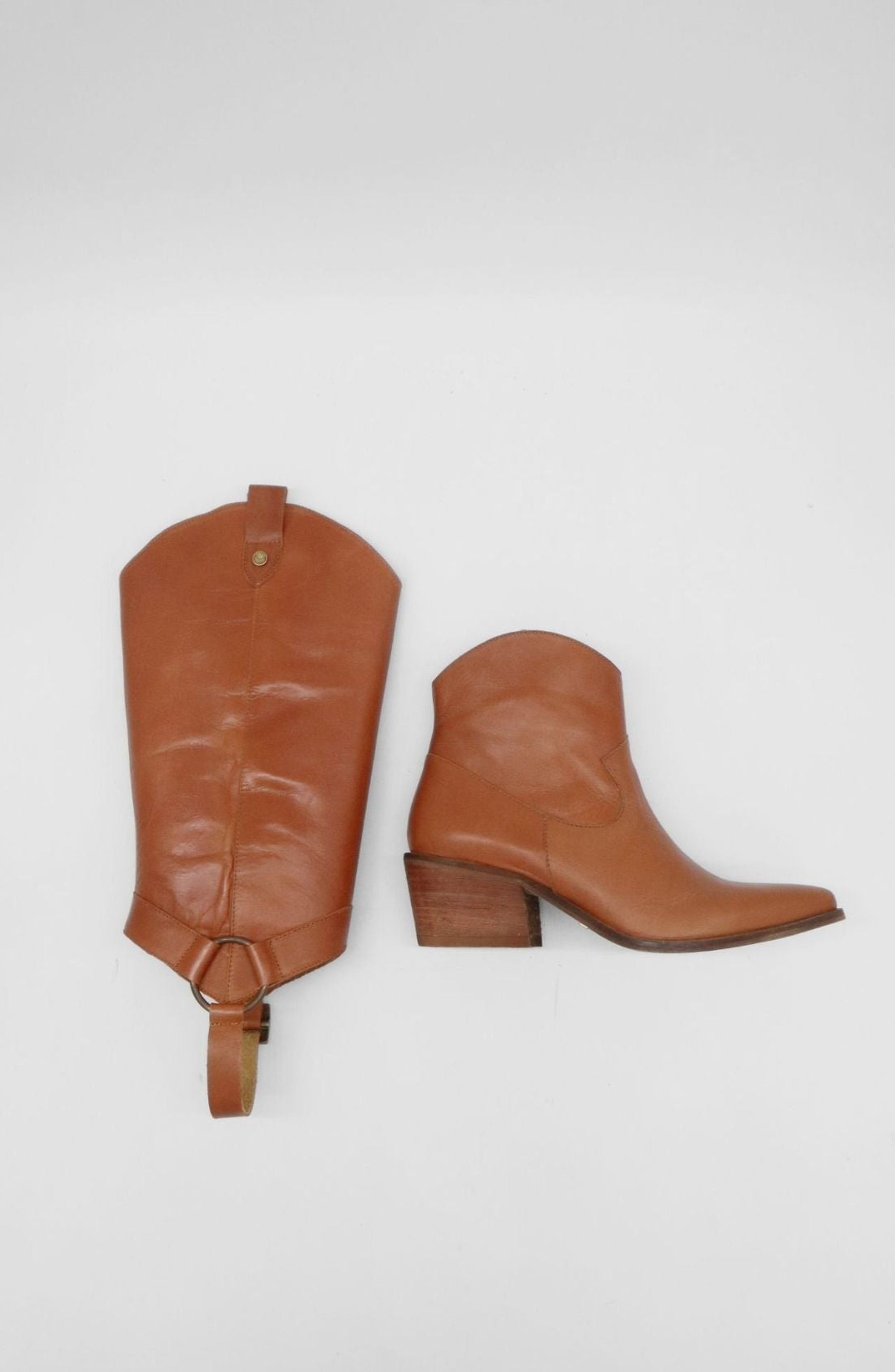 Penelope Western Cowboy Convertible Boots, Alternate, color, Tan