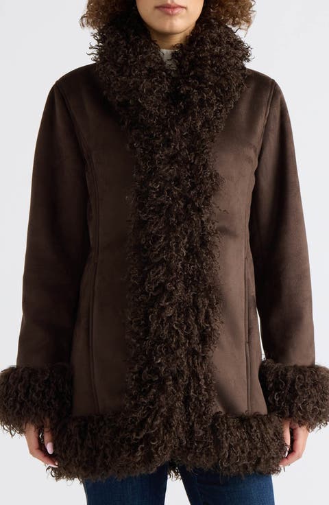 Liv Faux Fur & Faux Shearling Jacket