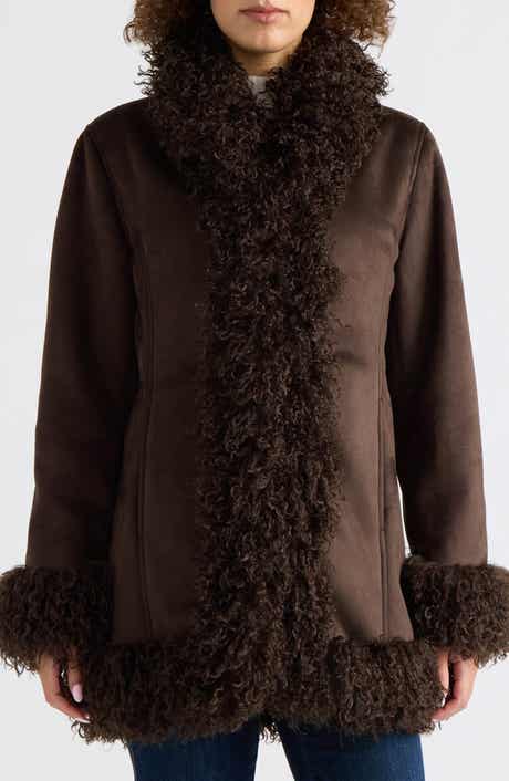 Liv Faux Fur & Faux Shearling Jacket