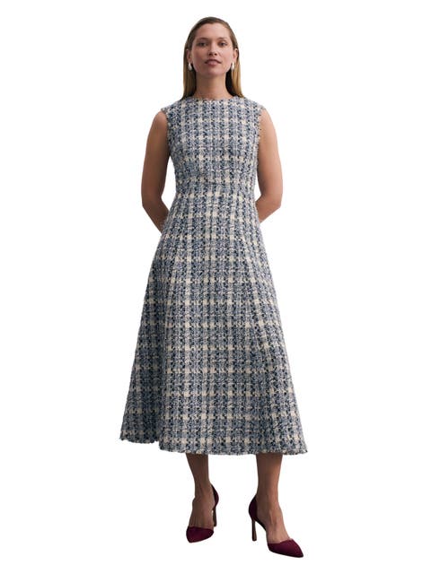 Tureen Tweed Midi Dress