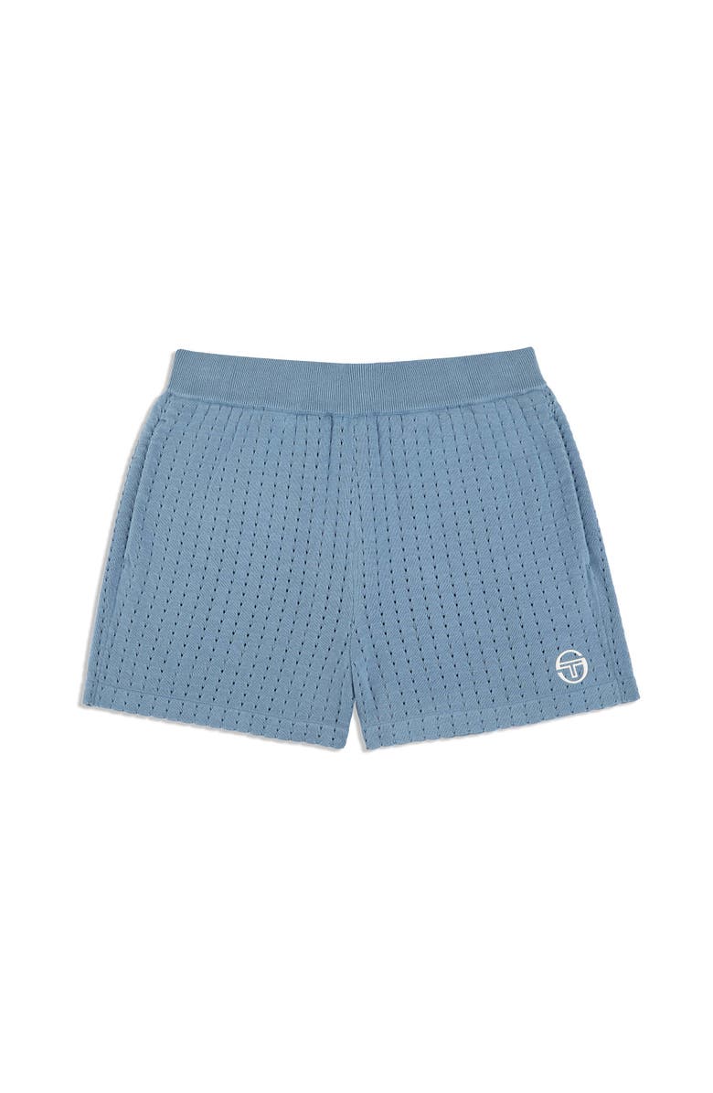 Sergio Tacchini Zola Knit Short, Alternate, color, Faded Denim