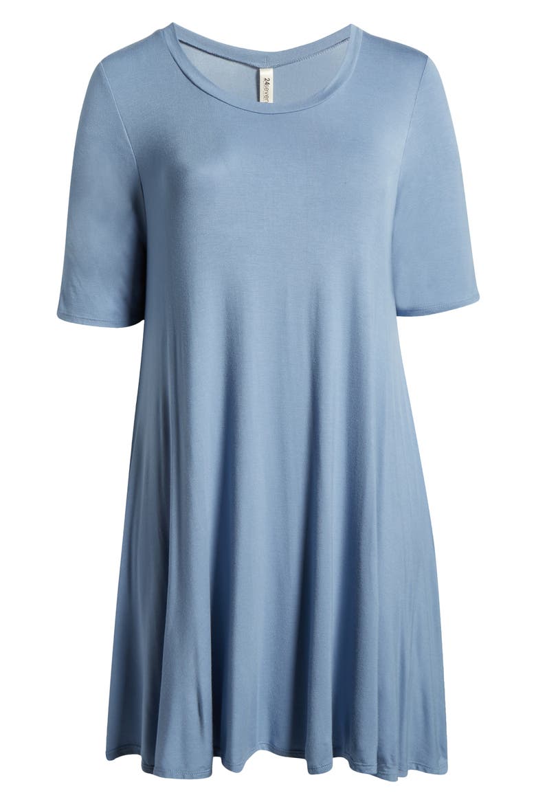 Pocket Dress, Alternate, color, BLUE