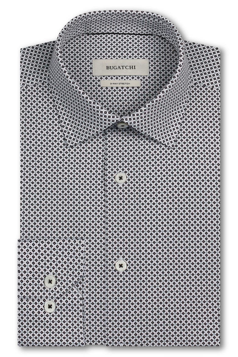 James OoohCotton® Geo Print Button-Up Shirt, Alternate, color, WHITE