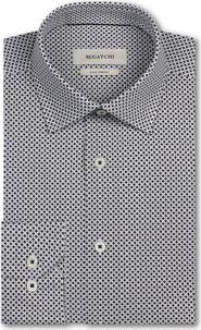 Bugatchi James OoohCotton® Geo Print Button-Up Shirt