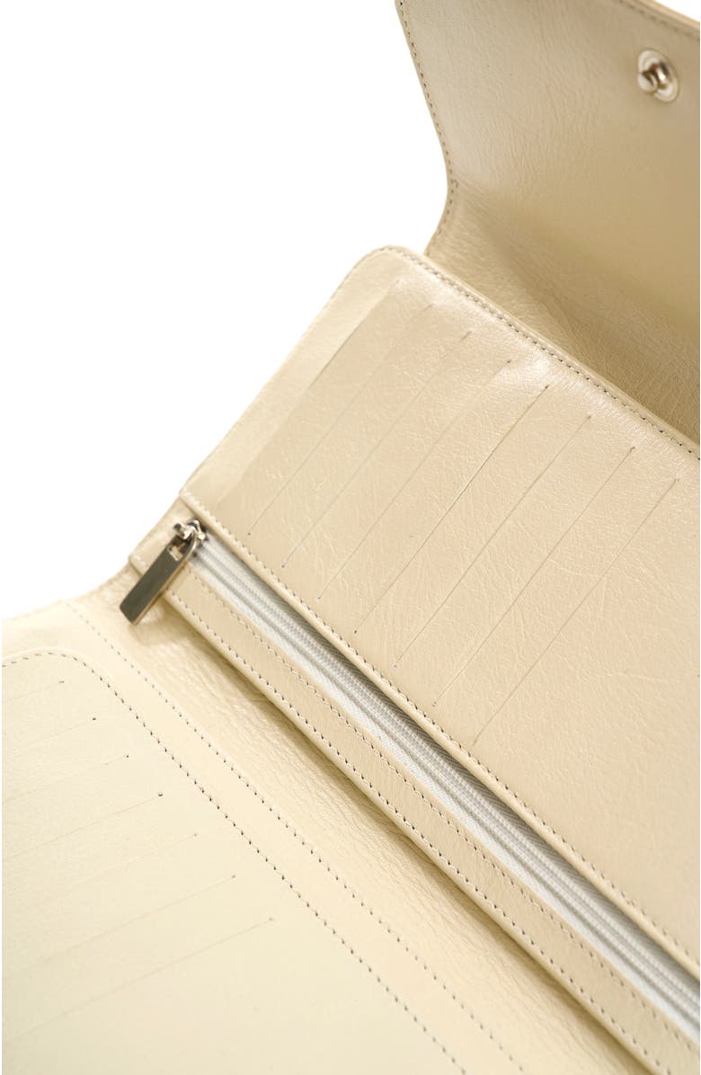 Velez Leather Bifold Large Wallet, Alternate, color, White