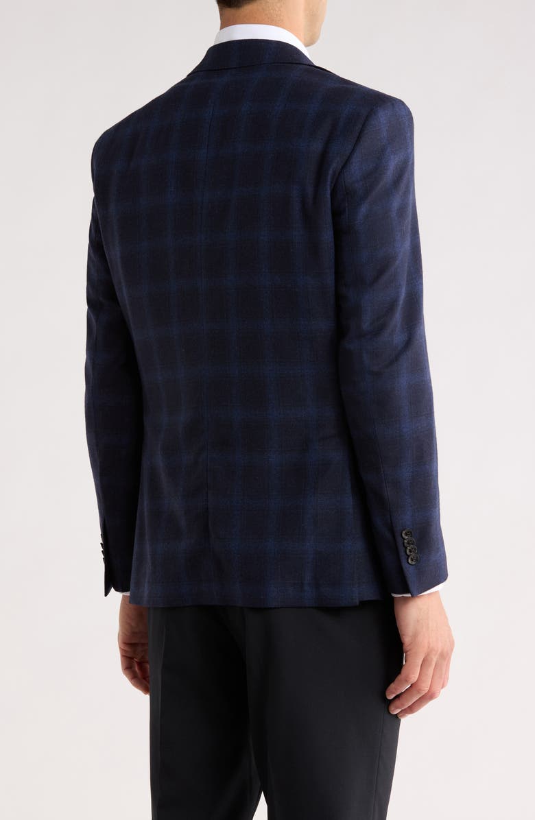 J|V by Jack Victor Elex Plaid Sport Coat, Alternate, color, Navy