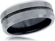 BLACKJACK Two-Tone Tungsten Ring