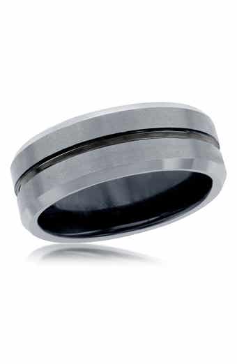 BLACKJACK Two-Tone Tungsten Ring