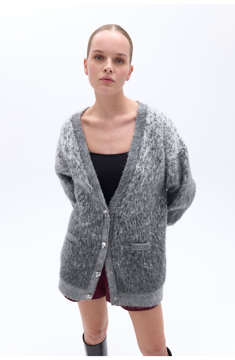 Nocturne Gradient Oversized Cardigan, Alternate, color,