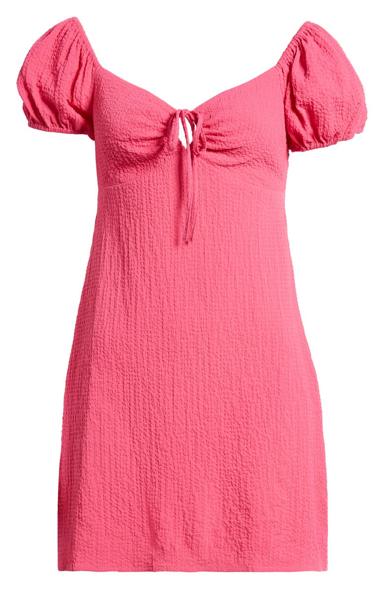 BP. Keyhole Puff Sleeve Dress, Alternate, color,