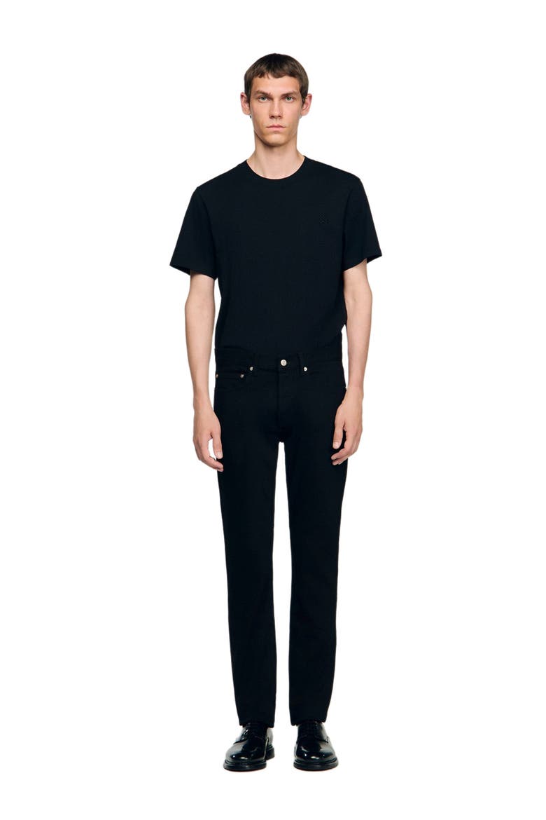 Slim-fit jeans, Alternate, color, Black