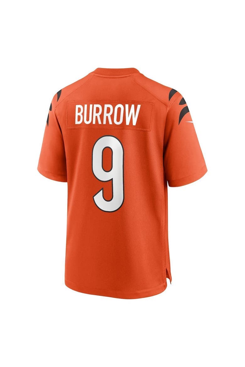 Men's Nike Joe Burrow Orange Cincinnati Bengals Alternate Game Jersey, Alternate, color, ORANGE