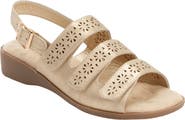 Comfortview The Sutton Suede-Like Adjustable Sandal