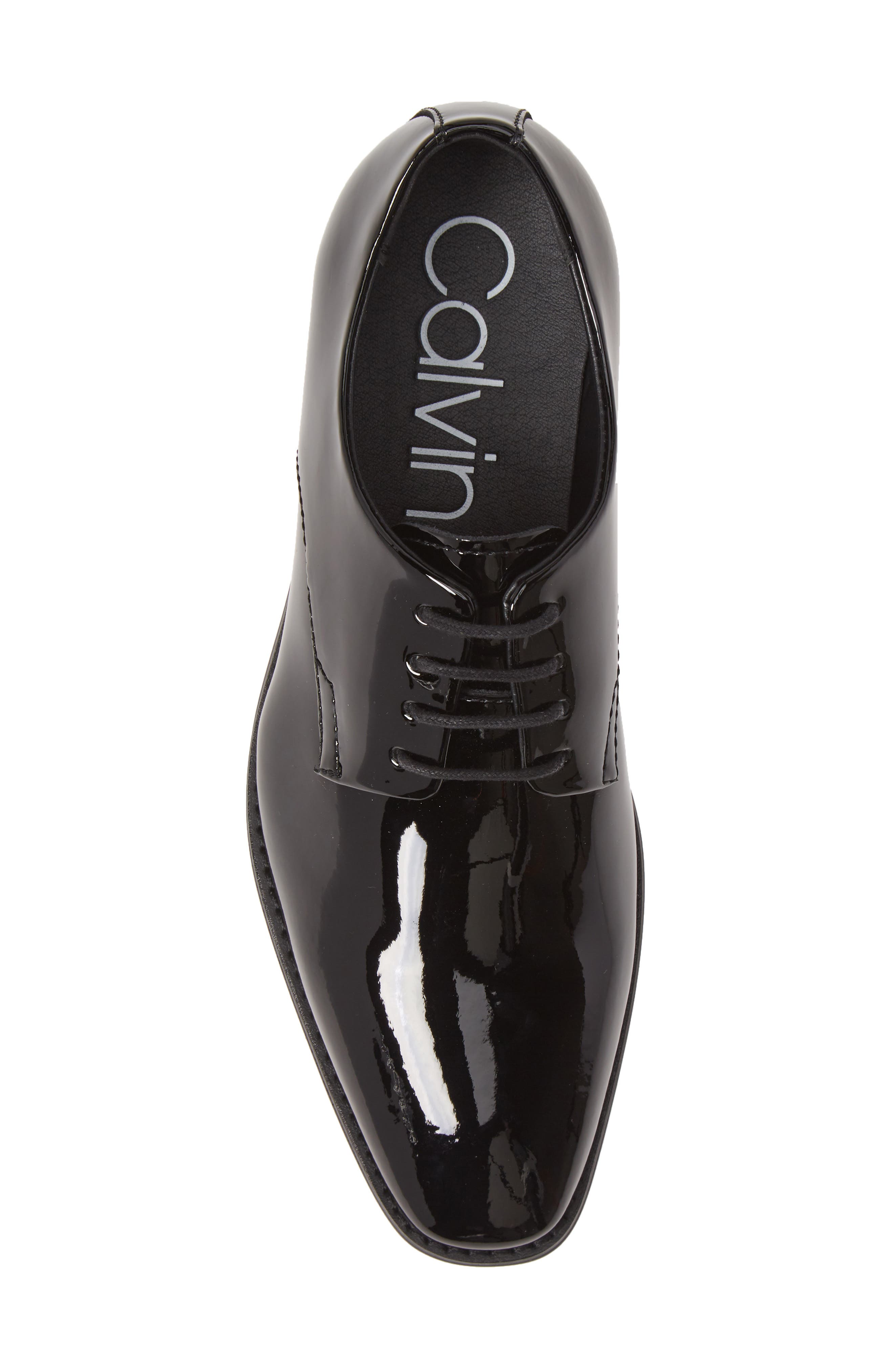 Calvin Klein Ramses Patent Derby, Alternate, color, 