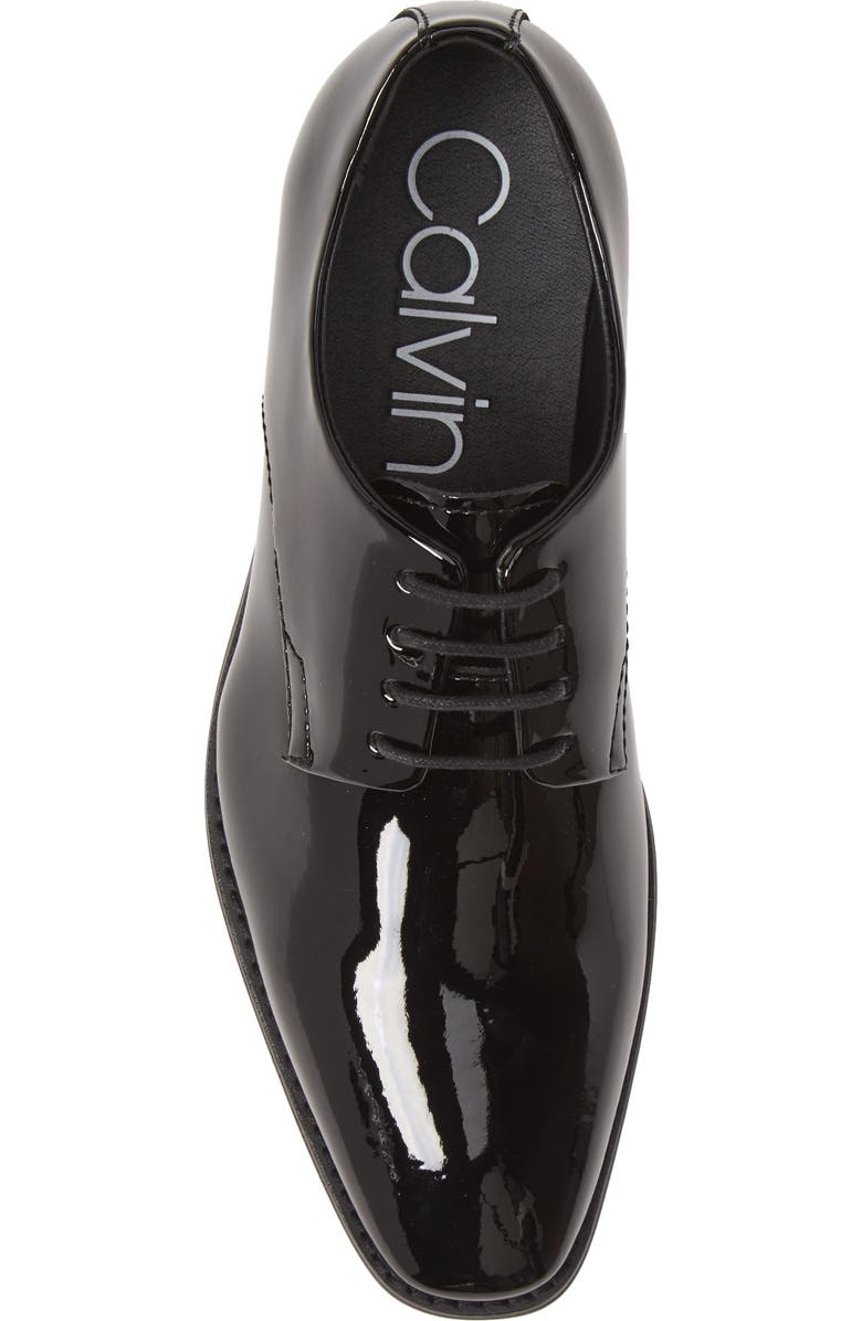 Calvin Klein Ramses Patent Derby, Alternate, color,
