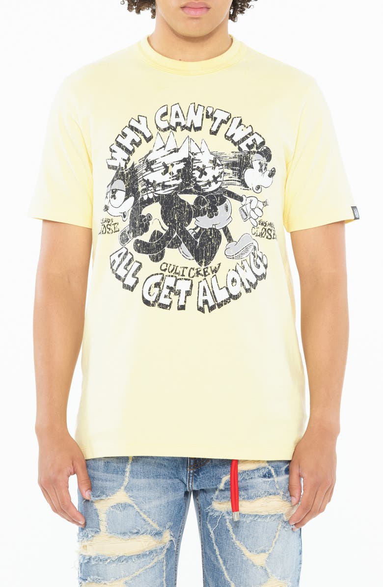 Cult of Individuality Get Along Graphic T-Shirt, Main, color, 