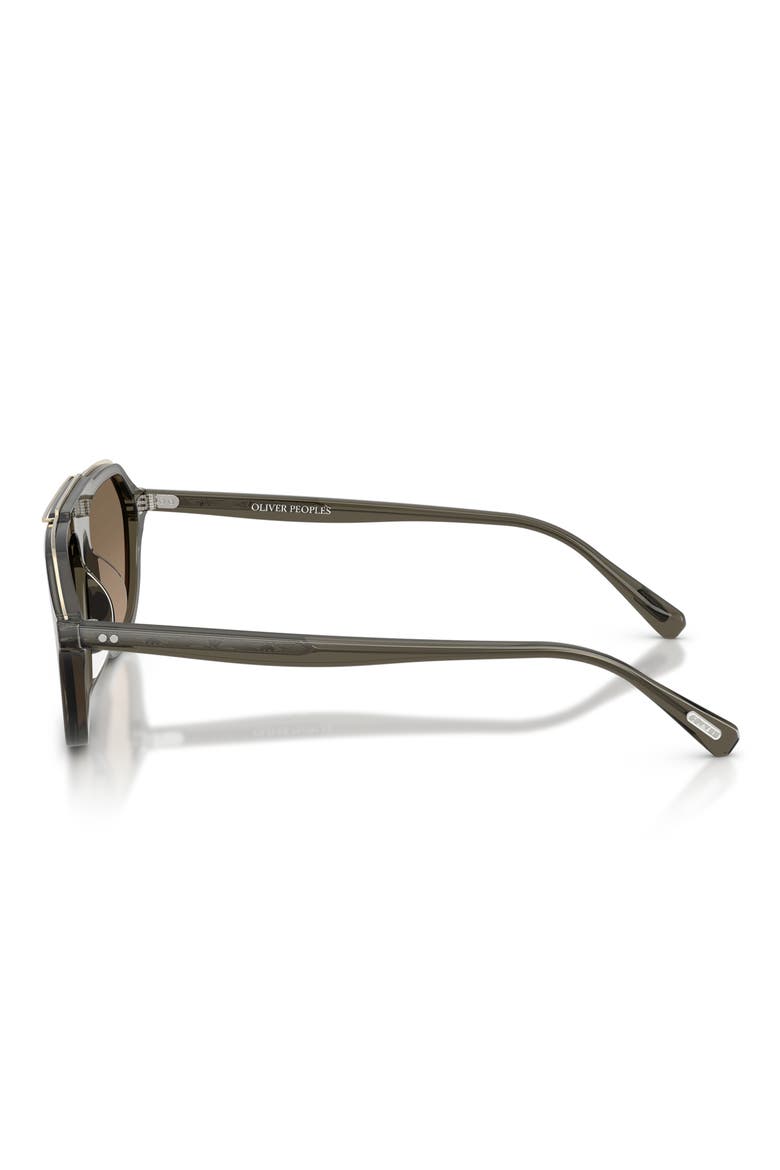 58mm Estin Polarized Irregular Sunglasses, Alternate, color, INKWELL / SANDSTONE