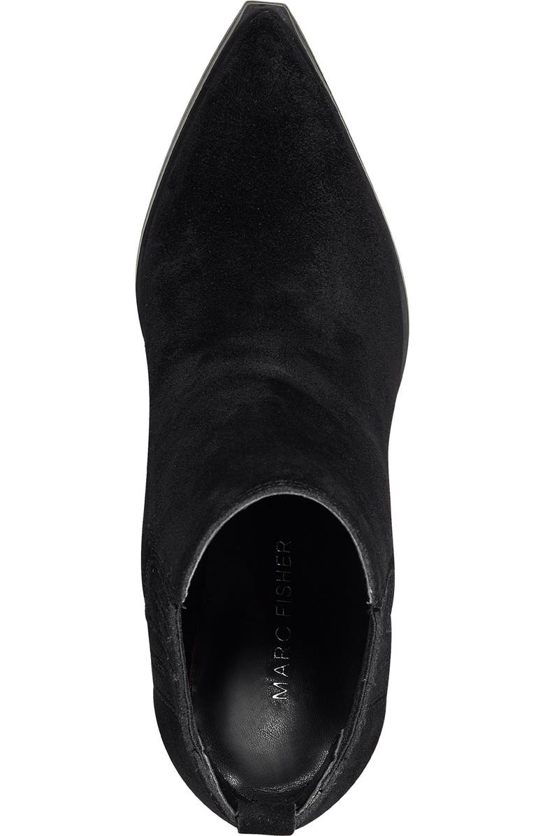 Marc Fisher Matter Pointed Toe Chelsea Western Bootie, Alternate, color,