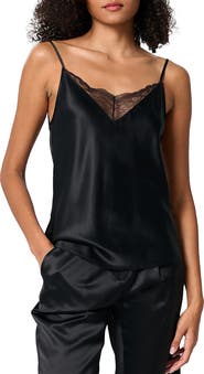 Lilysilk V Neck Lace Silk Camisole