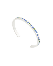 Fable England Forget Me Not Silver Bangle