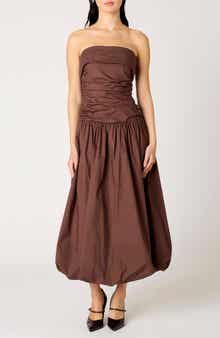 Nia Freya Strapless Dress