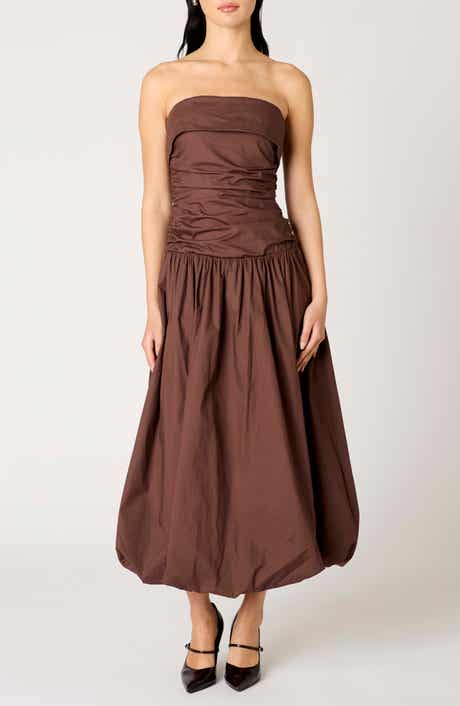 Nia Freya Strapless Dress