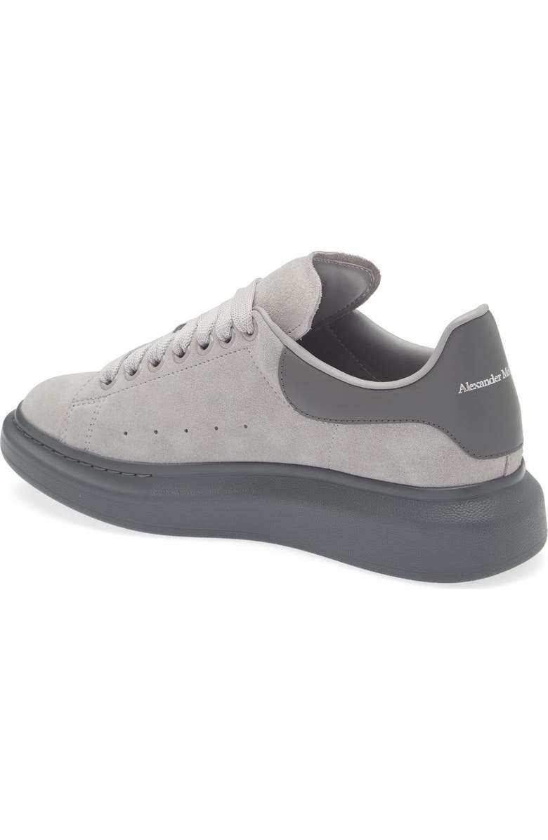 McQueen Oversize Sneaker, Alternate, color, Zinc