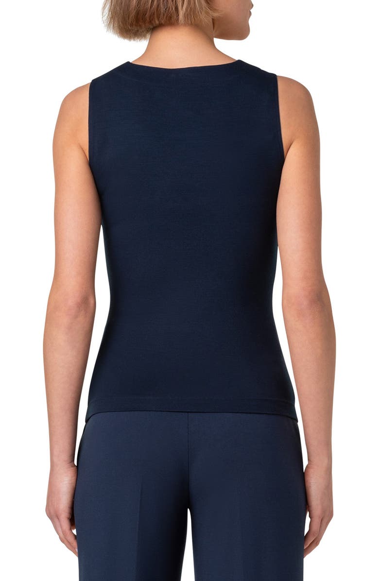 Akris punto Square Neck Tank, Alternate, color, 