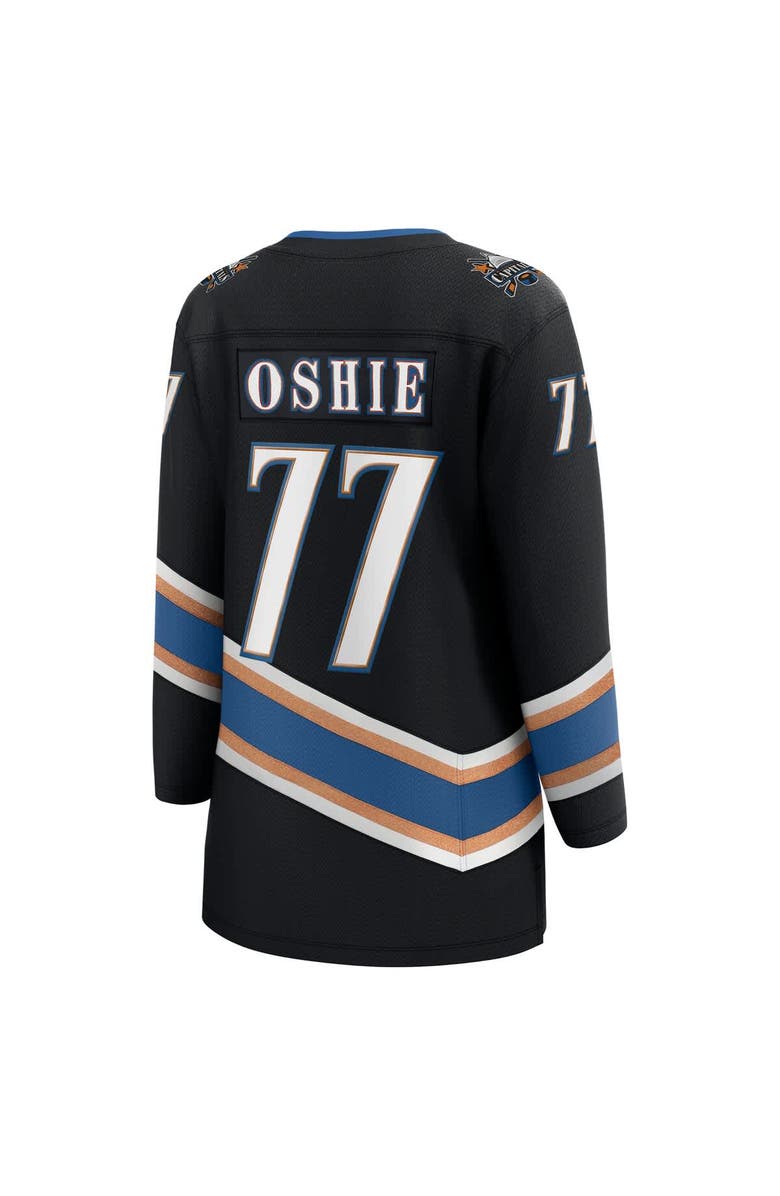 FANATICS Women's Fanatics TJ Oshie Black Washington Capitals Alternate 50th Anniversary Premier Breakaway Player Jersey, Alternate, color, Black